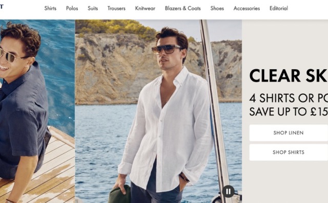 英国男装零售商 Charles Tyrwhitt 年度营收超过3亿英镑