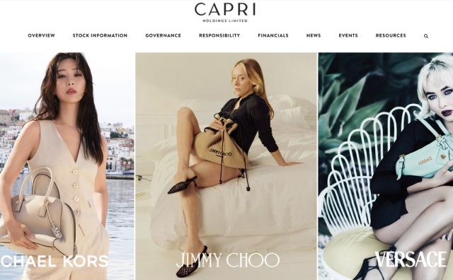 美国奢侈品集团 Capri 上季度销售额同比下降15.4%，好于预期
