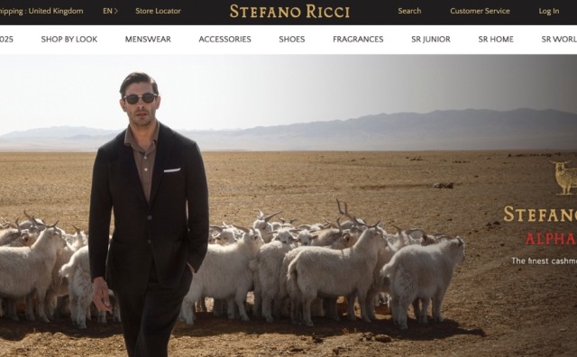 意大利奢侈男装品牌 Stefano Ricci 今年头4个月营收同比下滑3%，中国门店将迎来大规模翻修