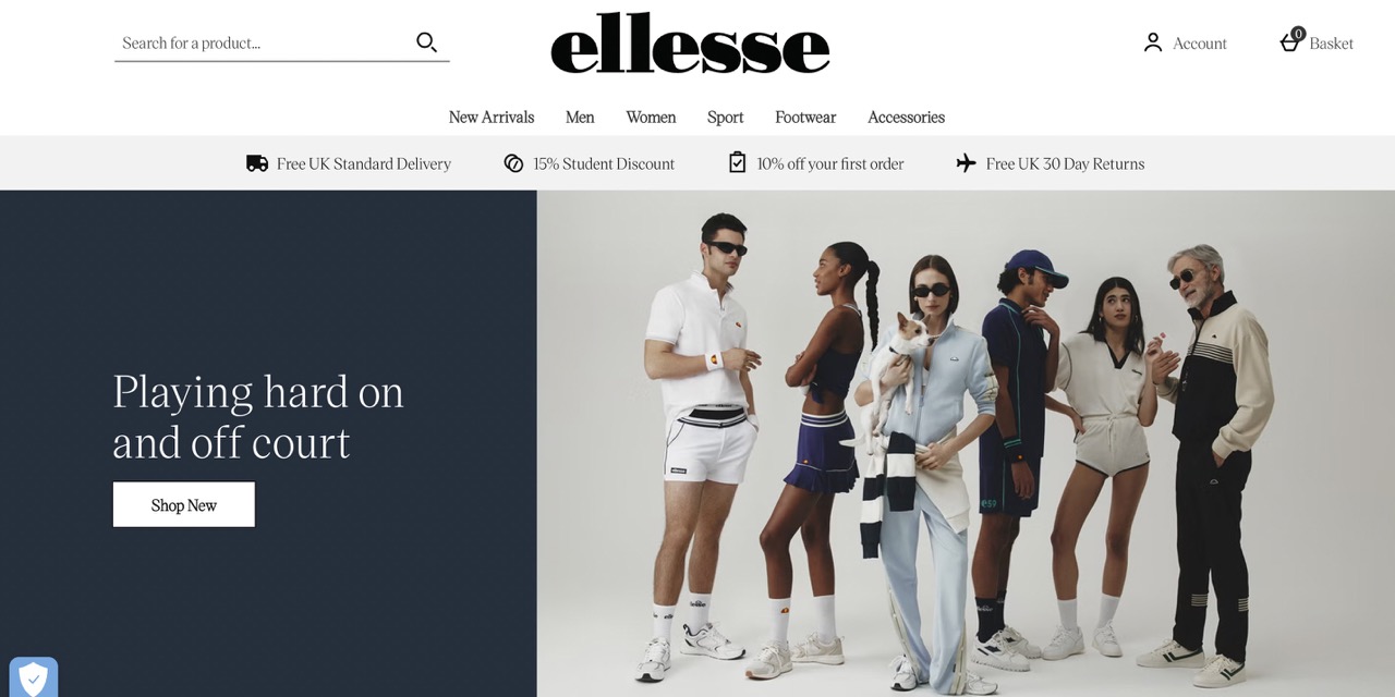 意大利鞋履公司 Nice Footwear 计划在2026年将 Ellesse 鞋履业务营收翻倍