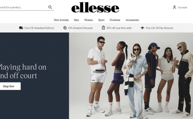 意大利鞋履公司 Nice Footwear 计划在2026年将 Ellesse 鞋履业务营收翻倍