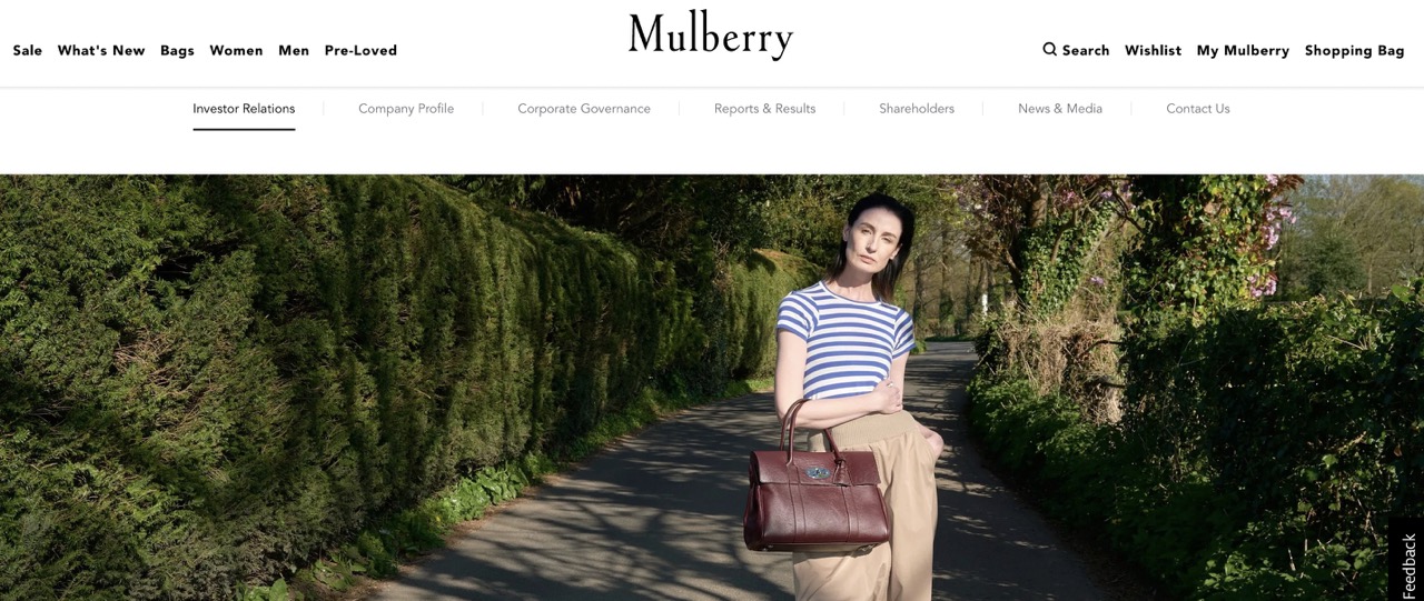 英国轻奢皮具品牌 Mulberry 计划筹集2000万英镑以推动转型，预计下财年营收继续下滑