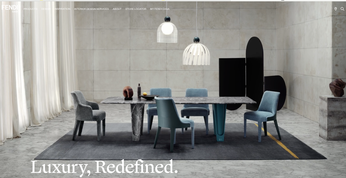 Fendi Casa 再度牵手意大利奢华家具制造商 Luxury Living Group