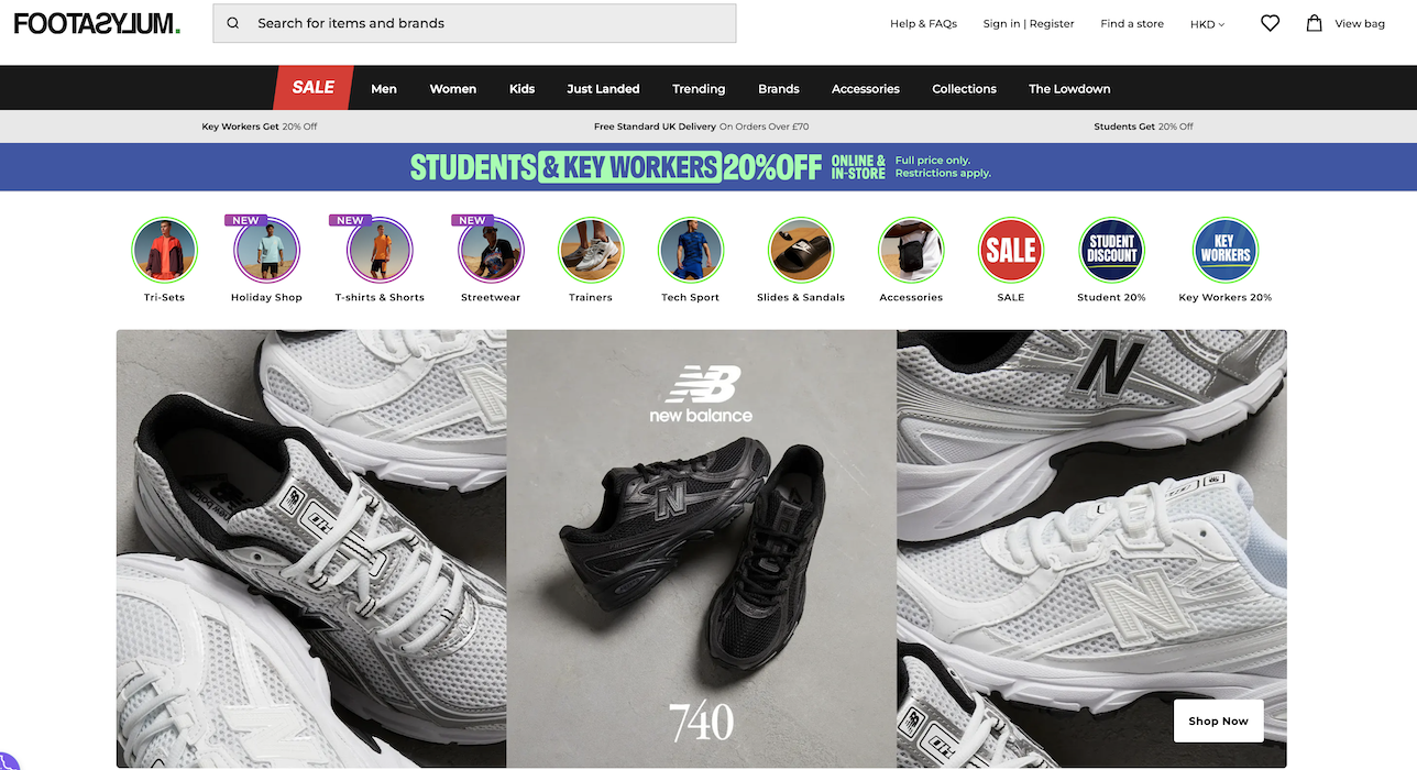 英国运动服装零售商 Footasylum 最新年报：销售额同比增长9.4%至3.5亿英镑，创历史新高