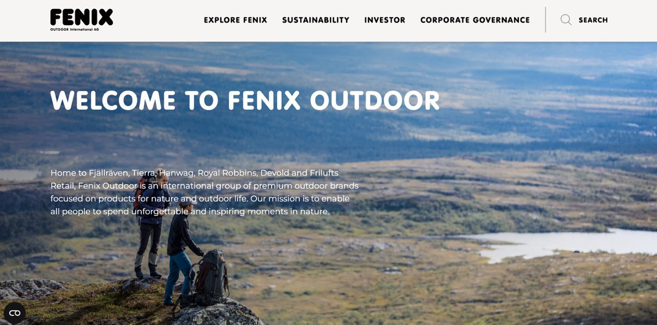 Fjällräven北极狐的母公司二季度净销售额同比降3.1%至1.4亿欧元