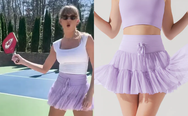 橙湾体育 | Taylor Swift一秒钟带火匹克球，更让这条专利运动裙卖疯了