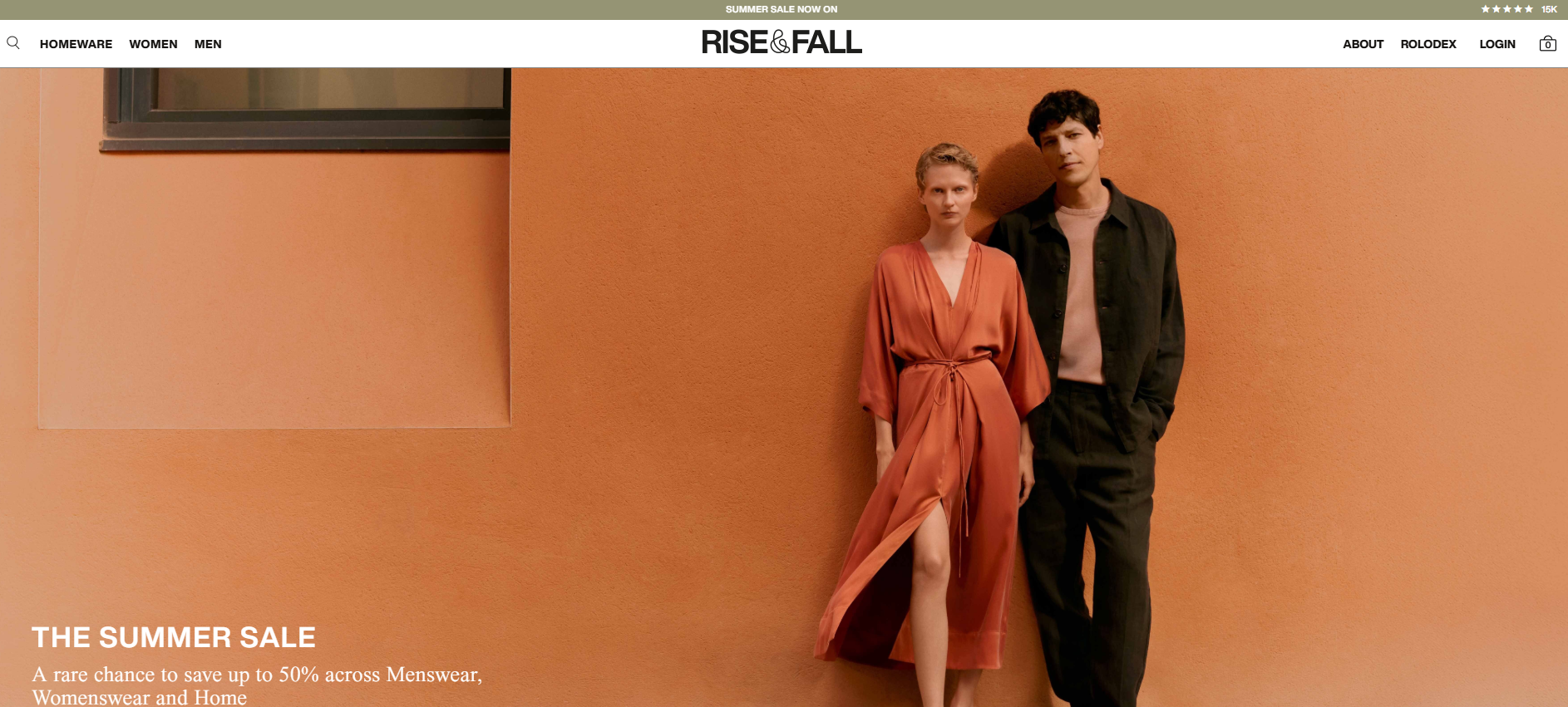 伦敦轻奢时尚品牌 Rise & Fall 完成新一轮400万英镑融资