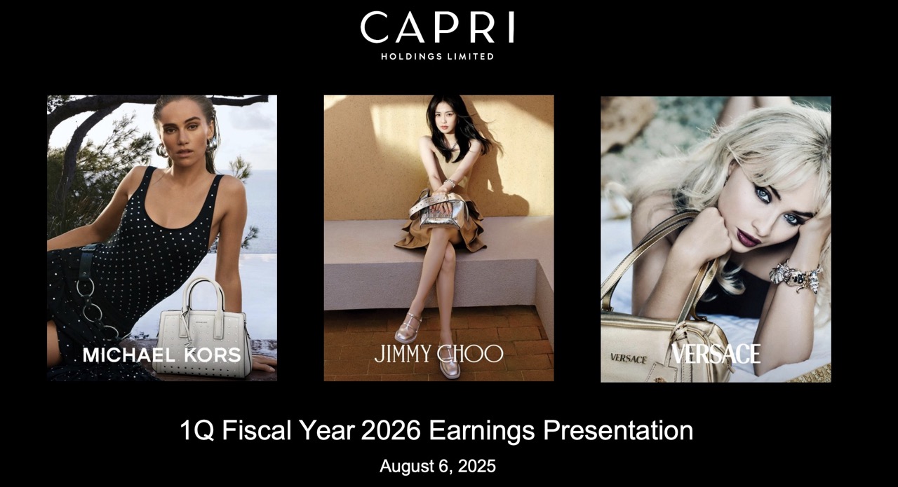 Michael Kors 的母公司 Capri集团上季度营收和盈利改善超出预期，将不会出售 Jimmy Choo