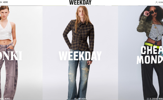 瑞典快时尚巨头 H&M 集团完成旗下 Weekday、Monki 和 Cheap Monday 的整合工作