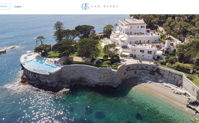 LVMH集团的Arnault家族收购蔚蓝海岸奢华酒店 Hôtel Cap Estel，20间客房总值2亿欧元