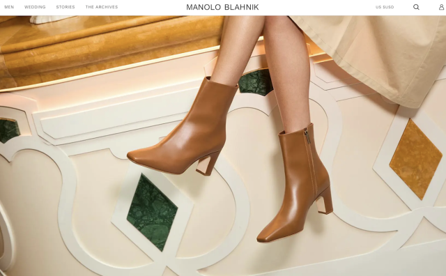 英国奢华鞋履品牌 Manolo Blahnik 直营店数量达到16家，CEO称：“保持独立是一种难得的特权”