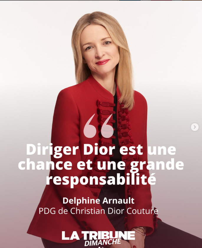 迪奥时装首席执行官 Delphine Arnault:我们不能只顾眼前,要着眼于十年或二十年