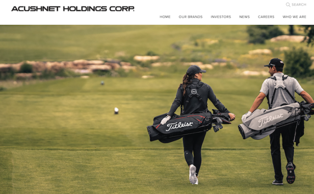 高尔夫装备品牌 Titleist 的母公司 Acushnet 三季度净销售额同比增长6%至4亿美元