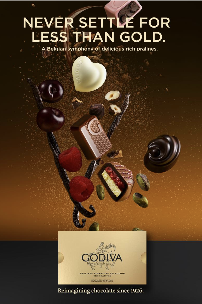 GODIVA歌帝梵即将迎来百年大庆，品牌形象全面焕新