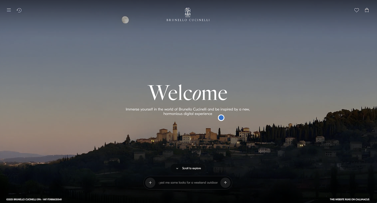 Brunello Cucinelli 推出以 AI 驱动的全新电商平台，定义为“人性化人工智能”