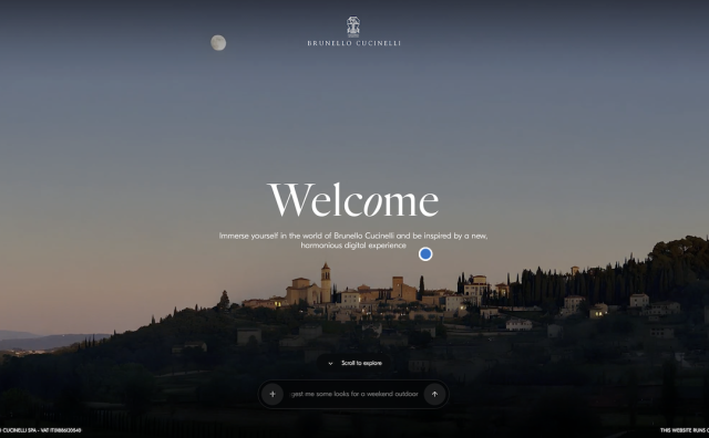 Brunello Cucinelli 推出以 AI 驱动的全新电商平台，定义为“人性化人工智能”