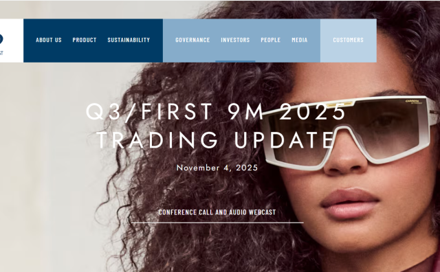 Safilo集团上财年销售额增长1.8%至9.8亿欧元，亚太市场增长1%