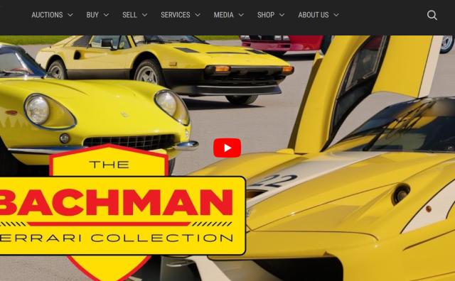 美国大藏家的46辆经典法拉利亮相全球最大汽车藏品拍卖会