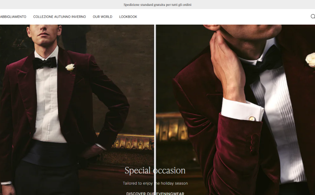 意大利高级男装定制品牌 Caruso 2025年实现单位数增长