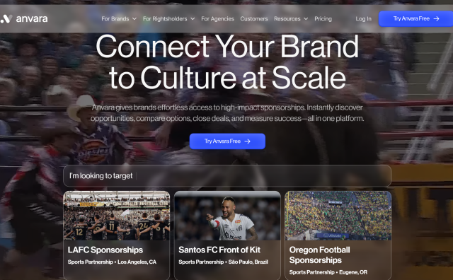 橙湾体育 |  让体育赞助也能“一键下单”，Anvara获310万美元种子轮融资