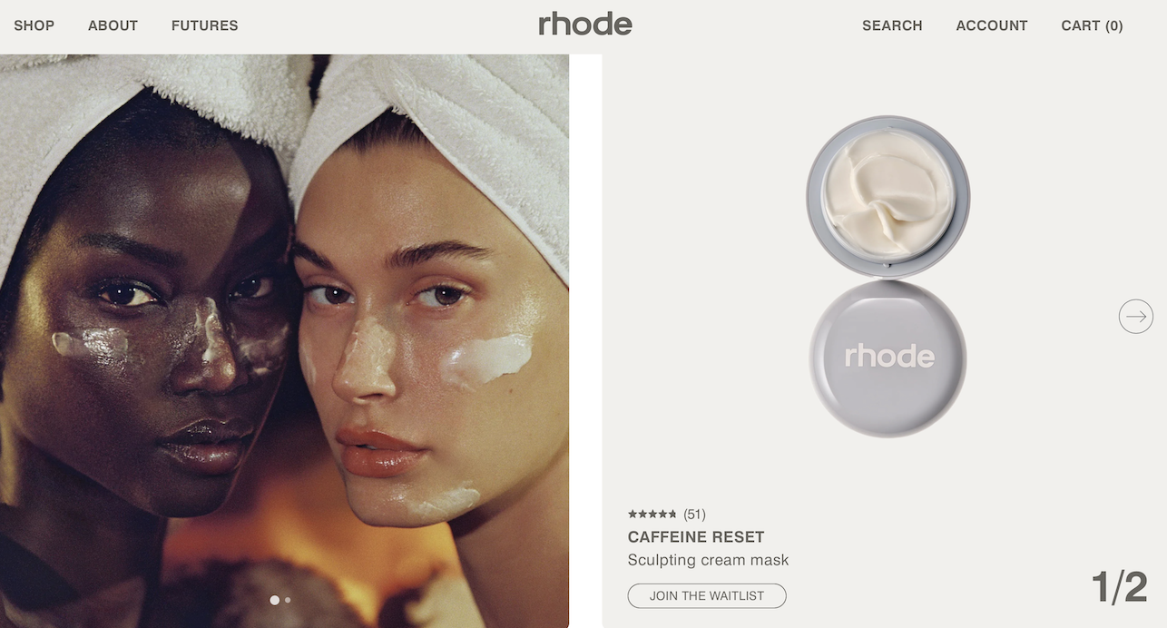 海莉·比伯创立的美妆品牌 Rhode 年营收增长70%，远超预期