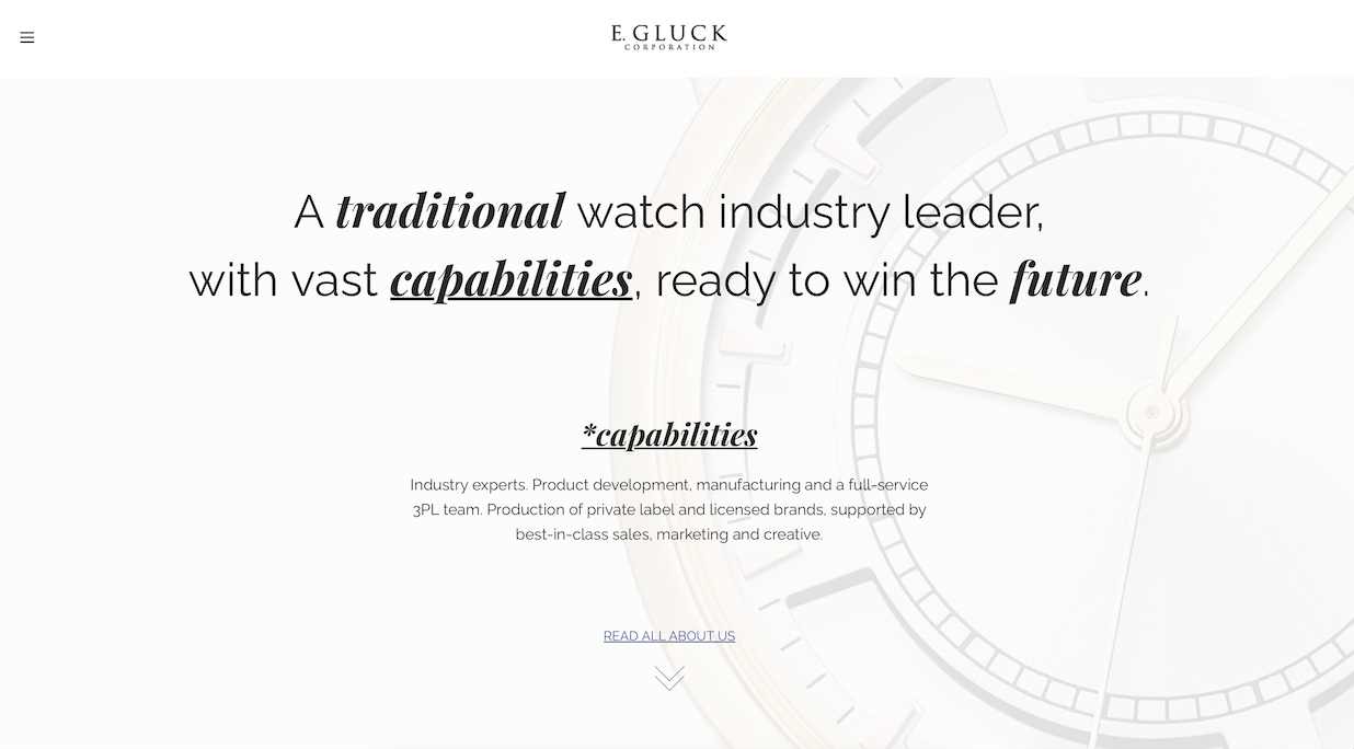 美国传奇钟表品牌 E.Gluck 被品牌管理公司 American Exchange 收购