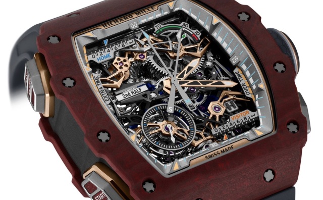 RICHARD MILLE 推出全新 RM 41-01足球陀飞轮腕表，首次引入两大全新复杂功能