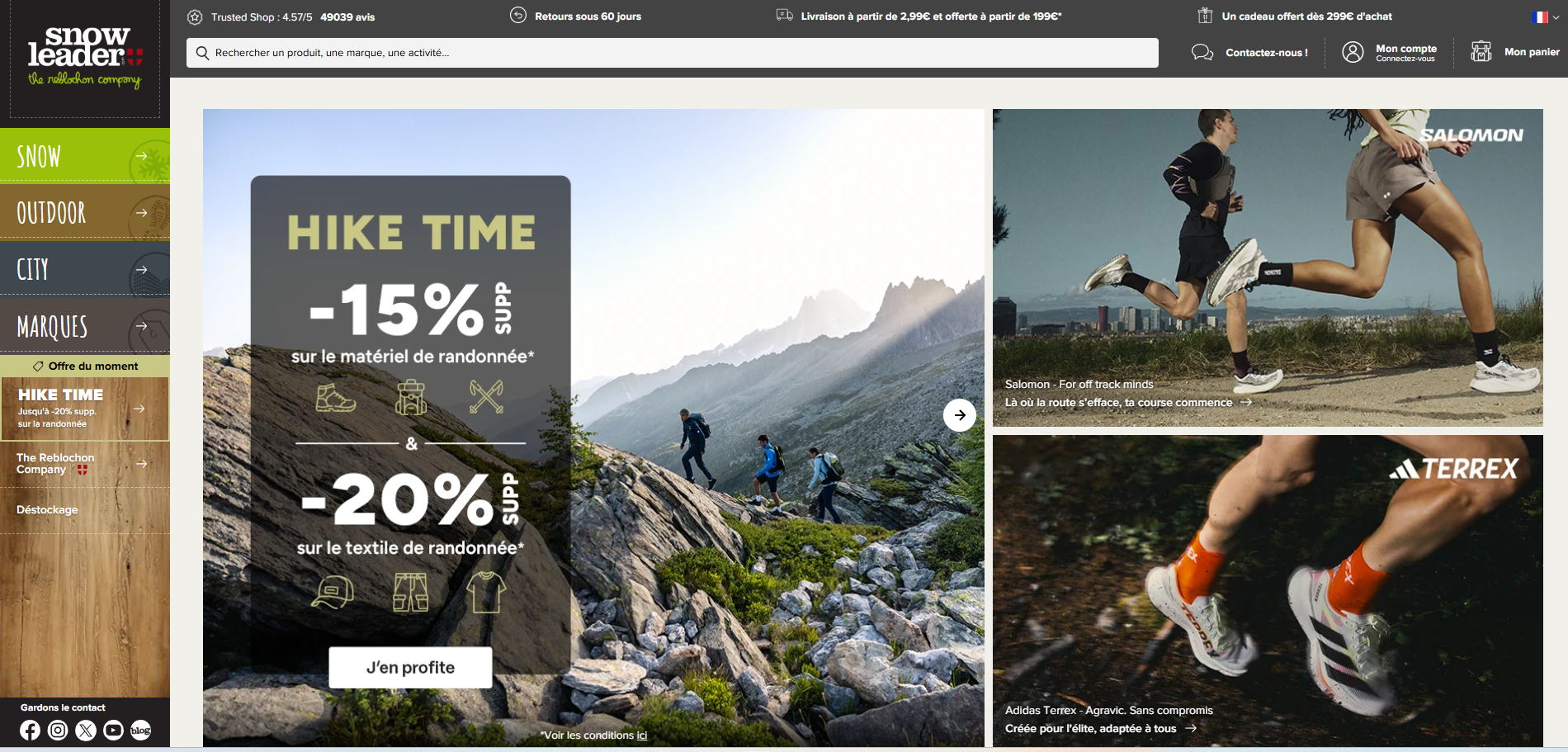 法国户外服装及装备零售商 Snowleader 2025财年营收增长21%至1.01亿欧元