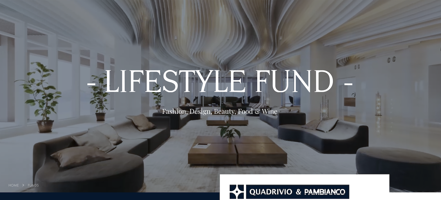 意大利投资集团 Quadrivio 持续加码时尚赛道，目标未来三年旗下业务总规模达到20亿欧元
