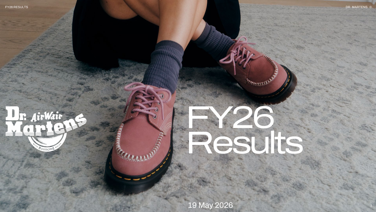 Dr Martens 马丁靴上财年营收跌2.9%但税前利润大涨61.3%，成功度过业务转型关键之年
