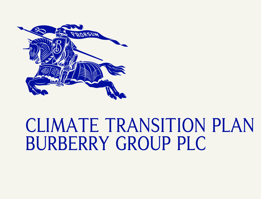 Burberry 发布《气候转型计划》报告，将净零排放目标达成年限推迟10年至2050年