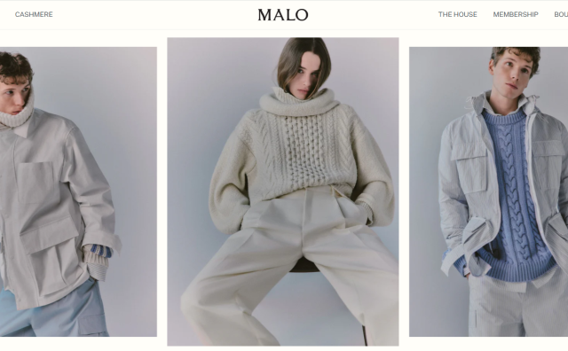 意大利高端羊绒品牌 Malo 预计今年营收增长20%以上