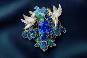Tiffany & Co. 蒂芙尼发布传奇之鸟：蓝宝石款胸针