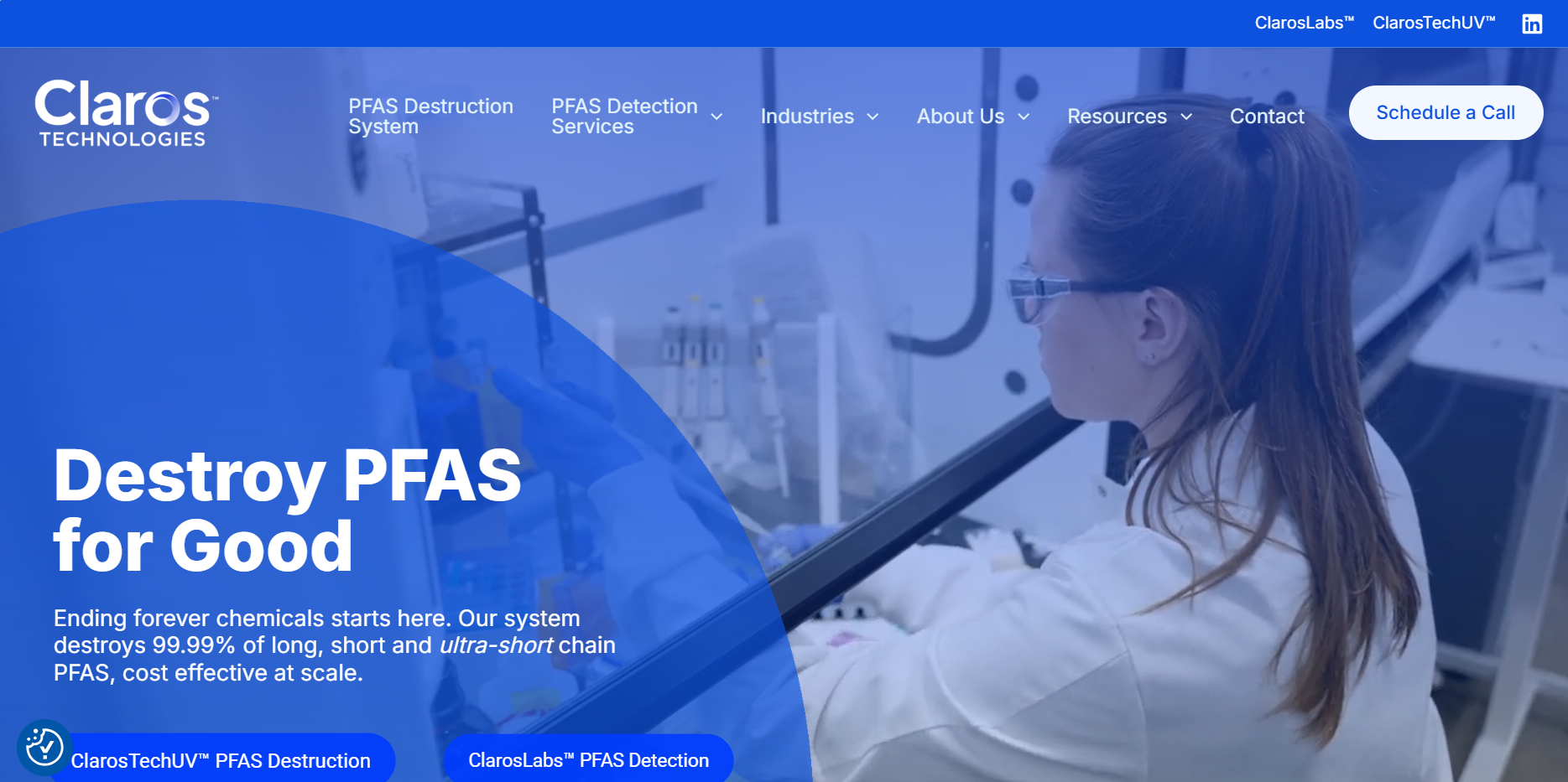 “永久化学物质”PFAS 降解率近100%！Claros 完成5500万美元B轮融资