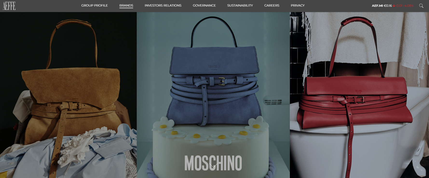 一家中国公司将参与 Moschino 的母公司 Aeffe集团的联合收购行动