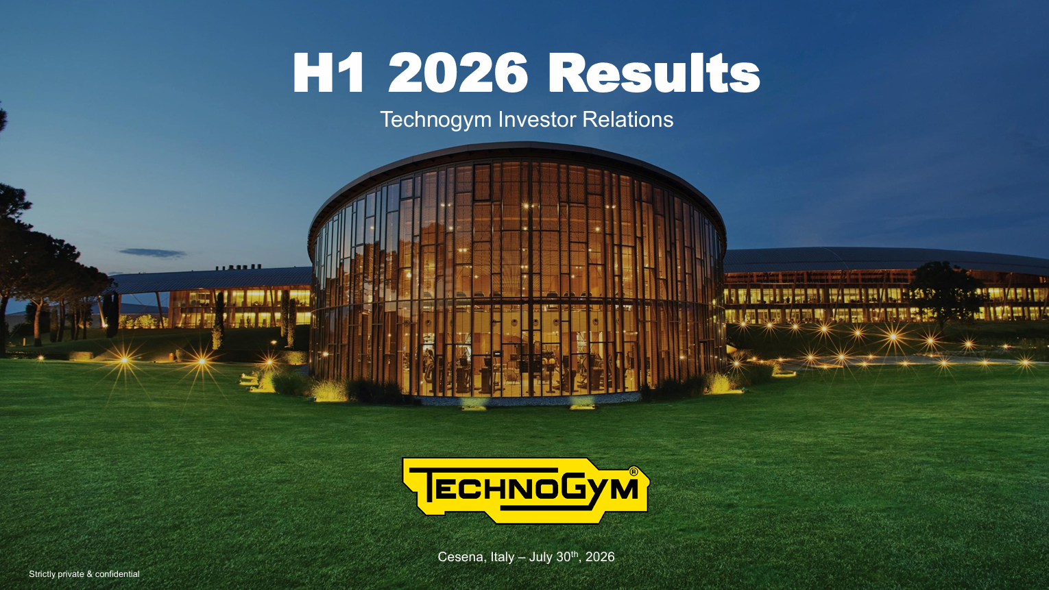 意大利健身器械巨头 Technogym 转型进行时，上半年营收同比增长7.4%