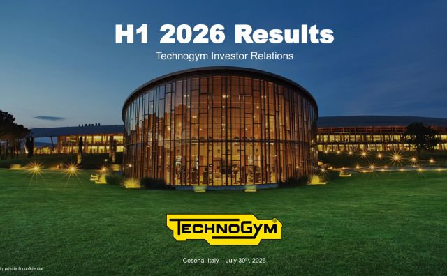 意大利健身器械巨头 Technogym 转型进行时，上半年营收同比增长7.4%